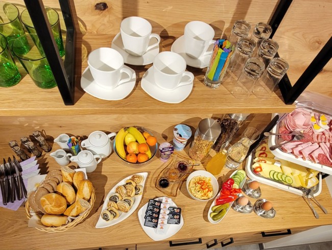 Frühstücksbuffet im Haus Schwarzenbacher